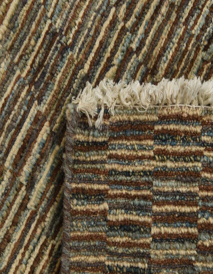 Detail image of 2' 1 x 8' 8  Hand Knotted Modern Ziegler Wool Runner Rug