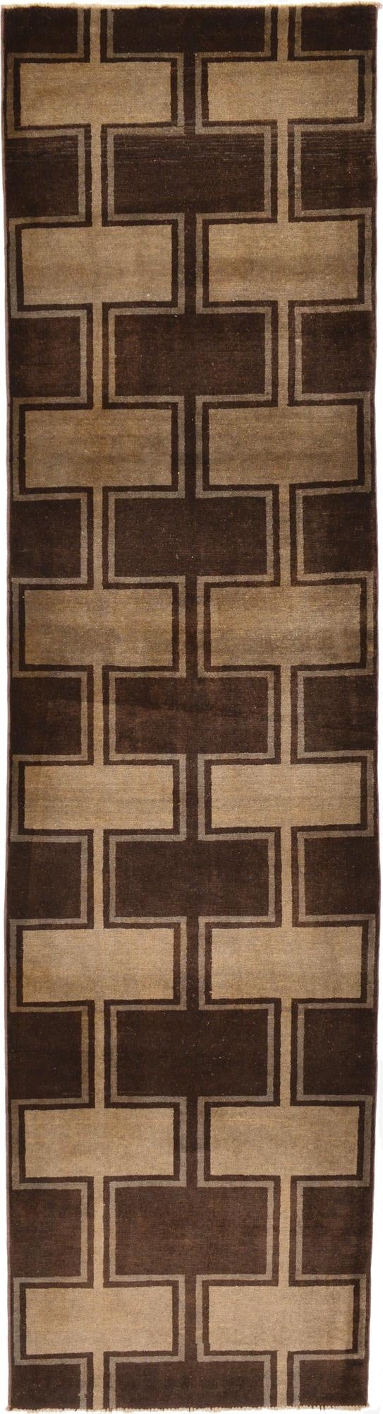 2' 8 x 10'  Hand Knotted Modern Ziegler Runner Rug