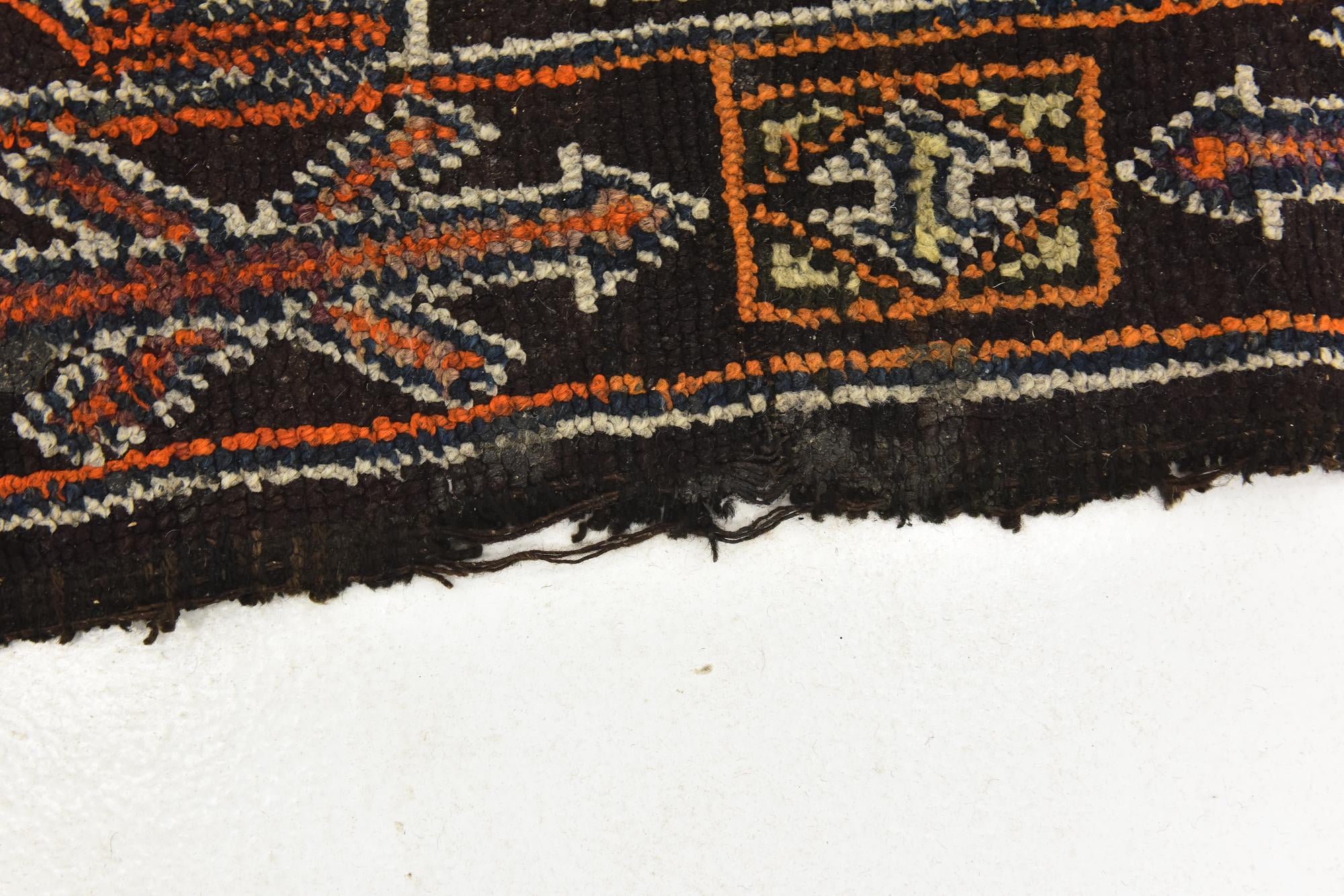 5' 9 x 11' 4 Hand Knotted Moroccan Wool Runner Rug