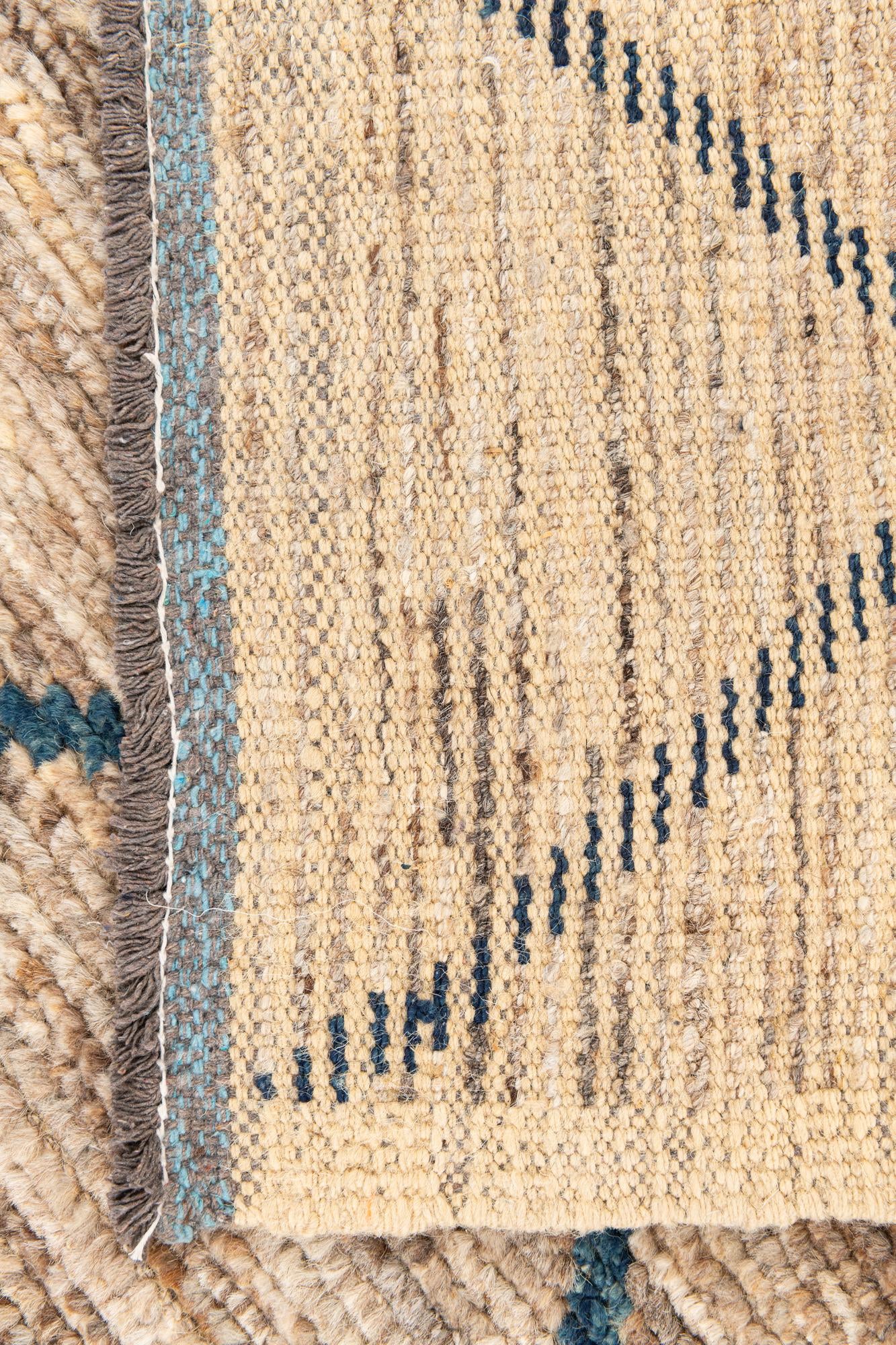 3' x 10' 9 Hand Knotted Moroccan Wool Runner Rug