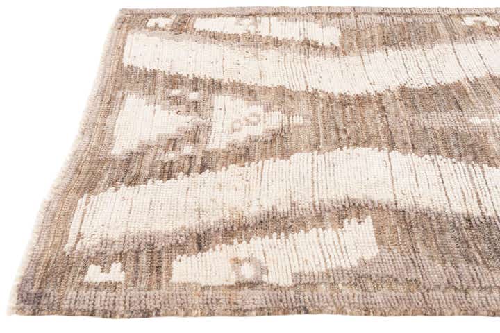 3' 1 x 12' 2 Hand Knotted Moroccan Wool Runner Rug
