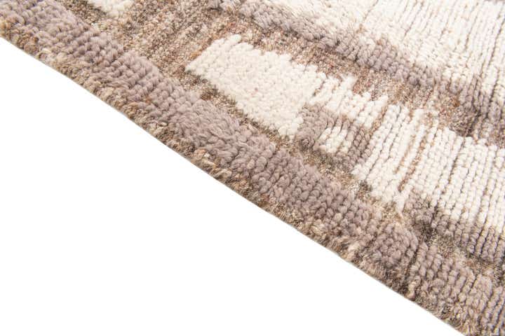 3' 1 x 12' 2 Hand Knotted Moroccan Wool Runner Rug