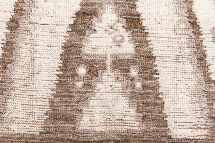 3' 1 x 12' 2 Hand Knotted Moroccan Wool Runner Rug