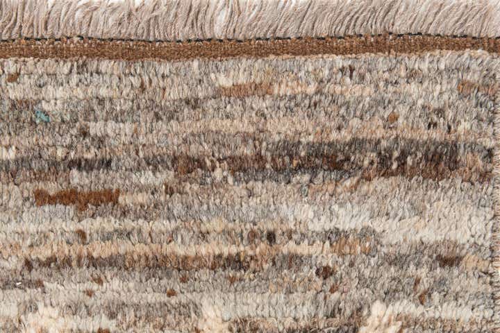 4' 1 x 13' 6 Hand Knotted Moroccan Wool Runner Rug