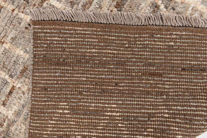 4' 1 x 13' 6 Hand Knotted Moroccan Wool Runner Rug