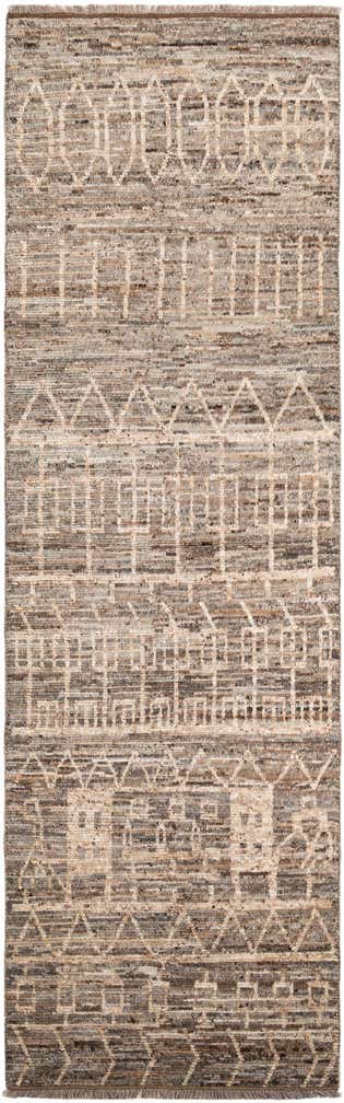 4' 1 x 13' 6 Hand Knotted Moroccan Wool Runner Rug