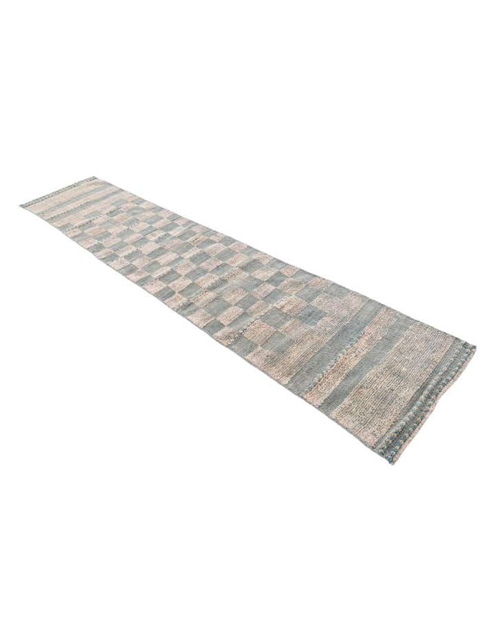 2' 2 x 10' 3 Hand Knotted Moroccan Wool Runner Rug