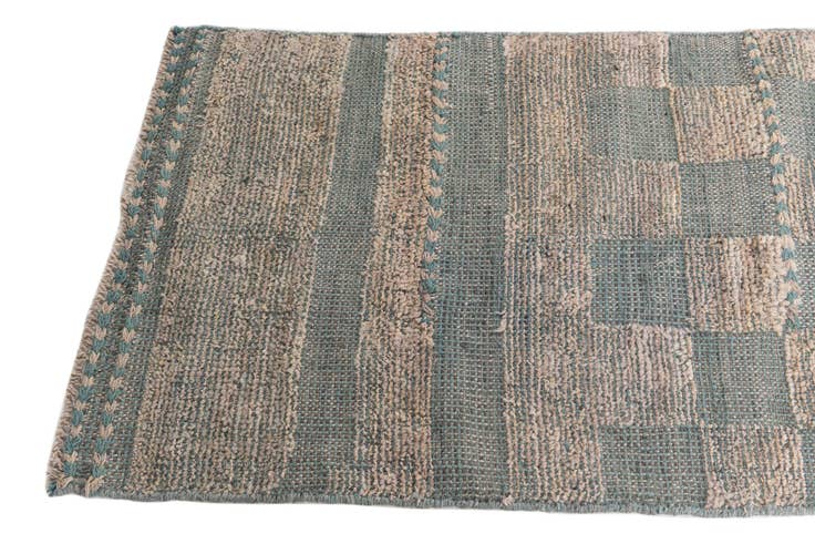 Detail image of 2' 2 x 10' 3 Hand Knotted Moroccan Wool Runner Rug