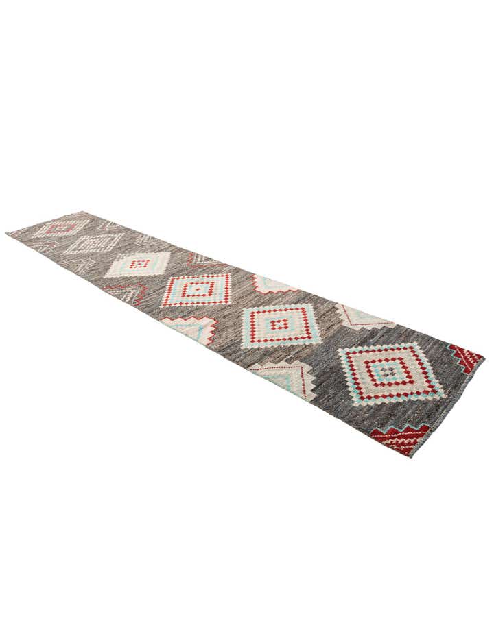3' x 14' 7 Hand Knotted Moroccan Wool Runner Rug