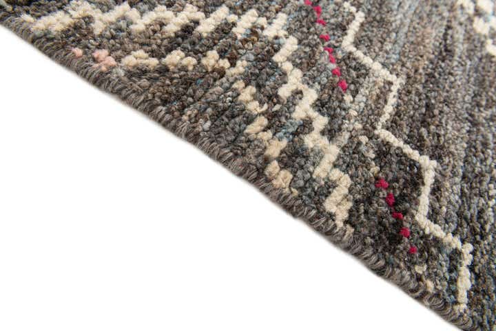 3' x 14' 7 Hand Knotted Moroccan Wool Runner Rug