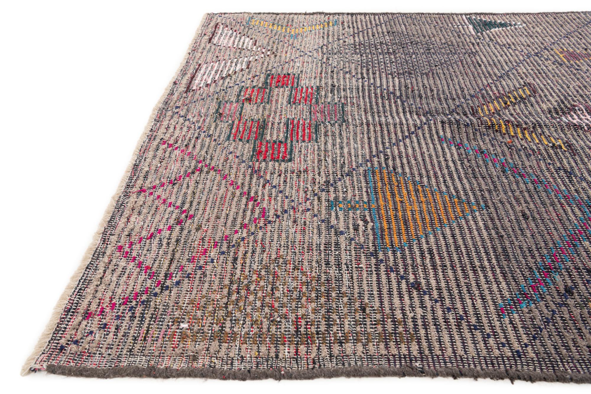 5' 6 x 15' 6 Hand Knotted Moroccan Wool Runner Rug