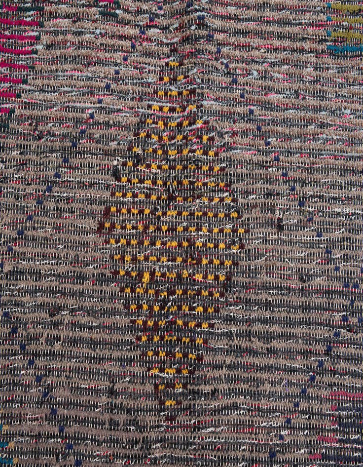 Detail image of 5' 6 x 15' 6  Hand Knotted Moroccan Wool Runner Rug