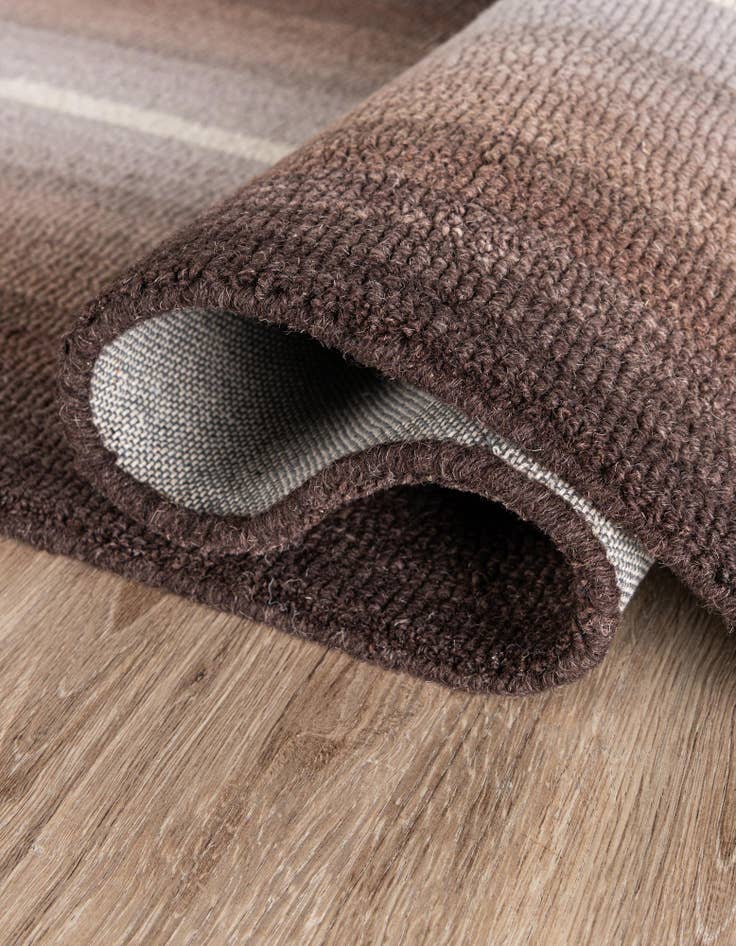 Detail image of 2' x 6' 1 Ombre Wool Runner Rug