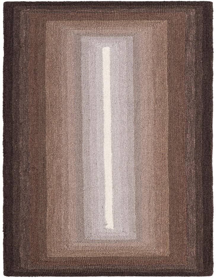 Detail image of 2' x 6' 1 Ombre Wool Runner Rug