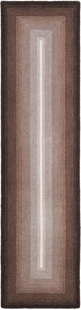 2' x 8' Ombre Wool Runner Rug