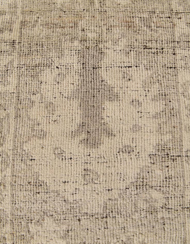 Detail image of 3' 3 x 15' 8  Hand Knotted Oushak Wool Runner Rug