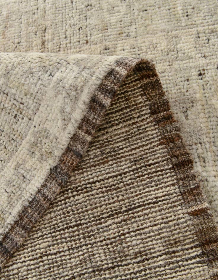 Detail image of 3' 3 x 15' 8  Hand Knotted Oushak Wool Runner Rug