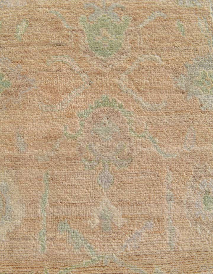2' 8 x 11' 6 Hand Knotted Oushak Wool Runner Rug
