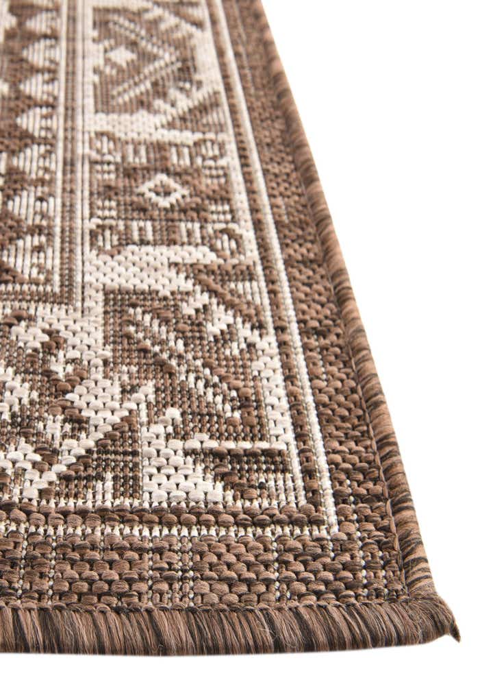 2' x 6' Easy-Clean Aztec Indoor / Outdoor Runner Rug