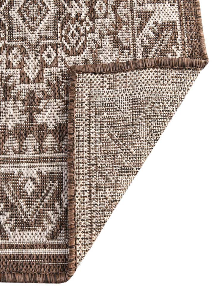 2' x 6' Easy-Clean Aztec Indoor / Outdoor Runner Rug