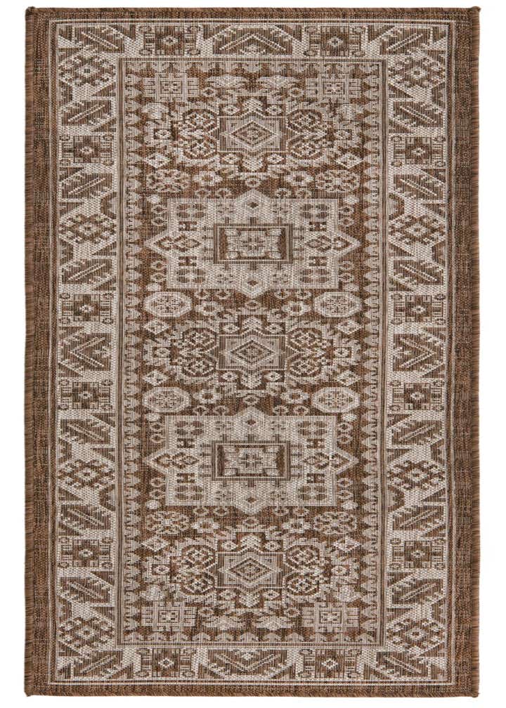 2' x 6' Easy-Clean Aztec Indoor / Outdoor Runner Rug
