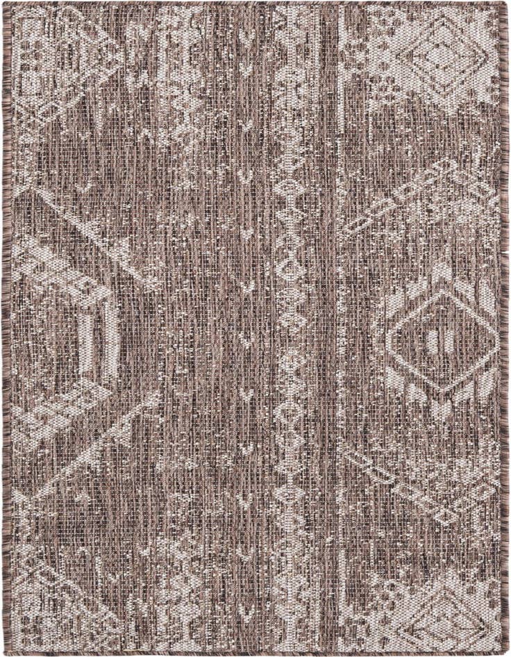 Detail image of 2' x 5' 3 Easy-Clean Bohemian Indoor / Outdoor Runner Rug