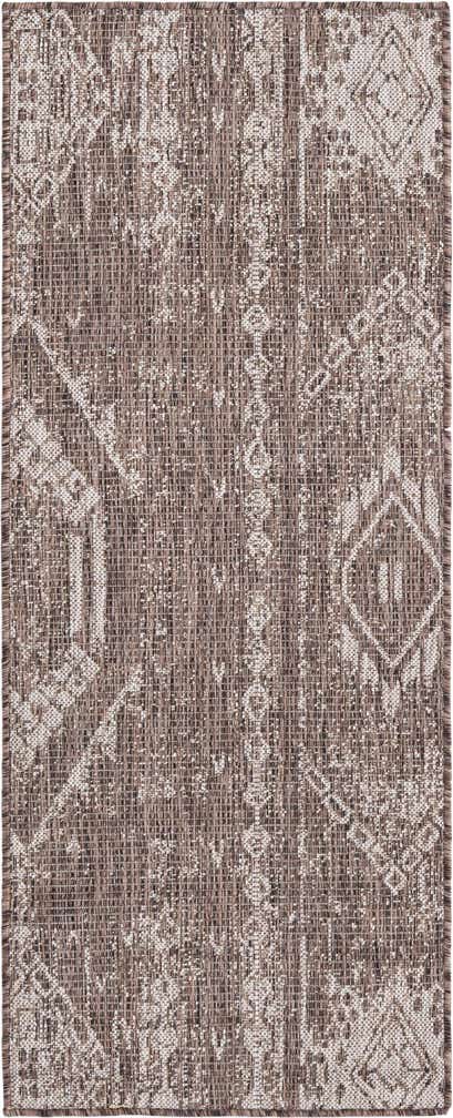 2' x 5' 3 Easy-Clean Bohemian Indoor / Outdoor Runner Rug
