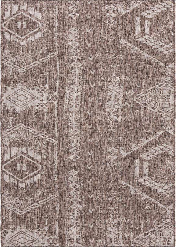2' 7 x 12' Easy-Clean Bohemian Indoor / Outdoor Runner Rug