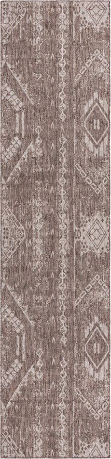 Detail image of 3' 3 x 14' Easy-Clean Bohemian Indoor / Outdoor Runner Rug
