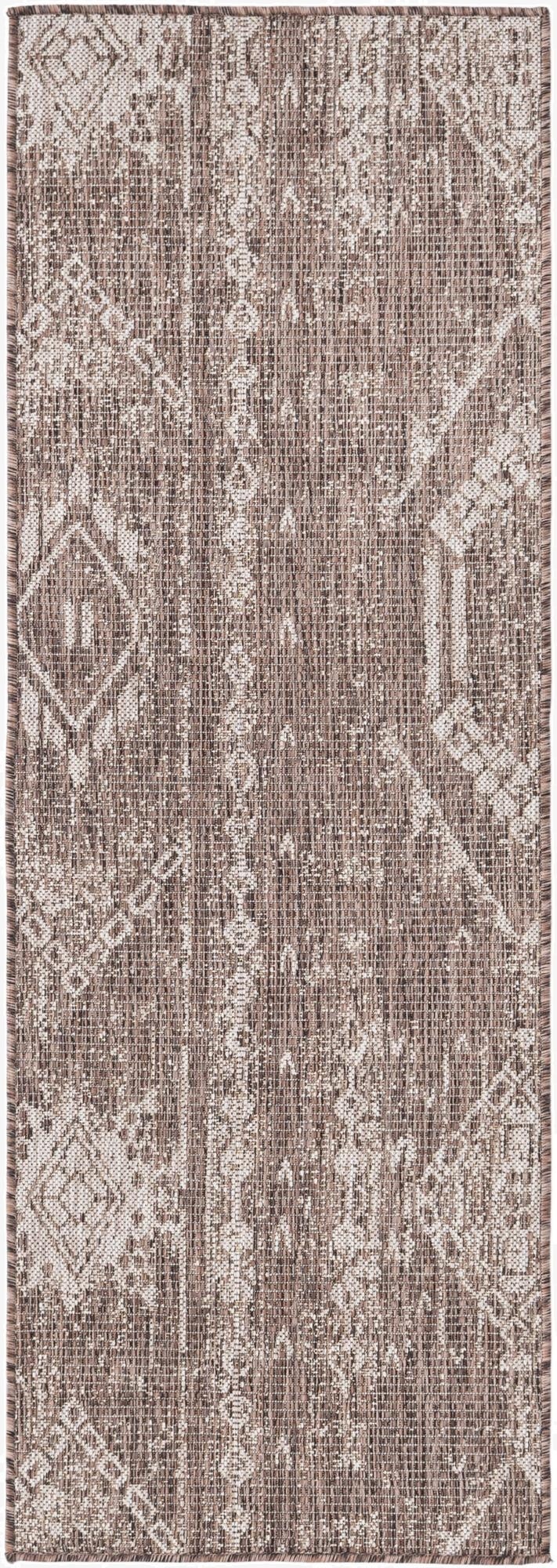 2' x 6'  Washable Bohemian Indoor / Outdoor Runner Rug