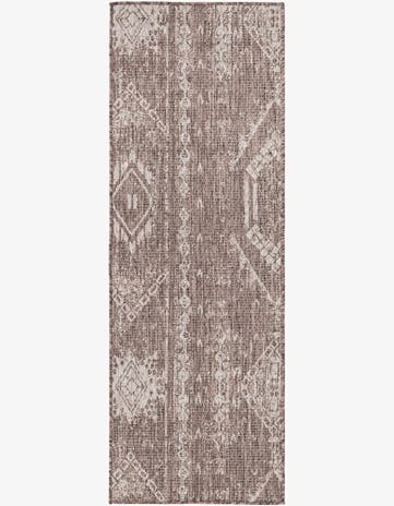 2' x 6' Easy-Clean Bohemian Indoor / Outdoor Runner Rug