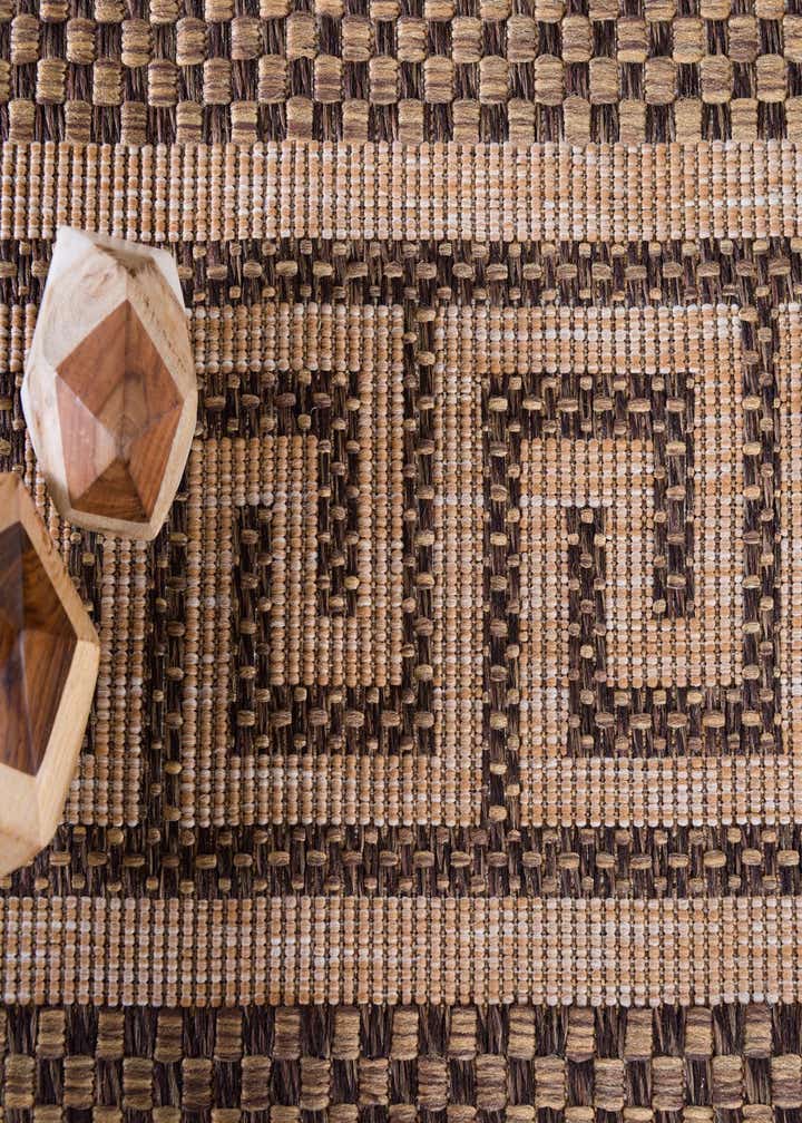 2' x 6' Easy-Clean Border Indoor / Outdoor Runner Rug