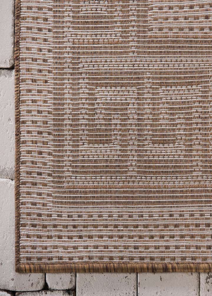2' x 6' Easy-Clean Border Indoor / Outdoor Runner Rug