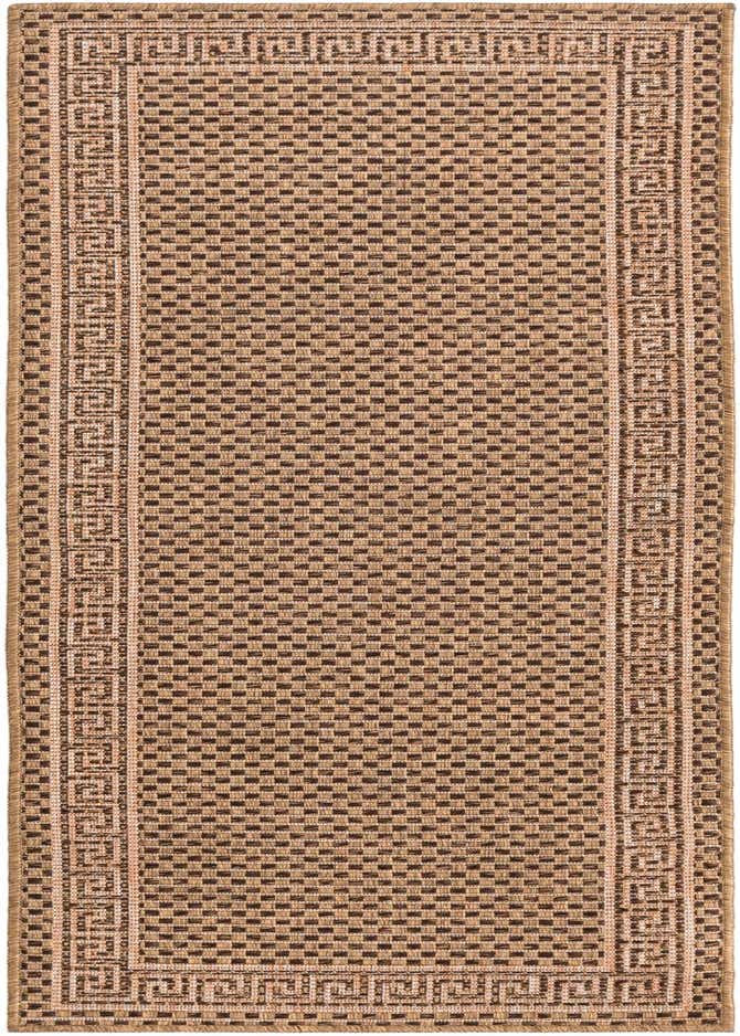 2' x 6' Easy-Clean Border Indoor / Outdoor Runner Rug