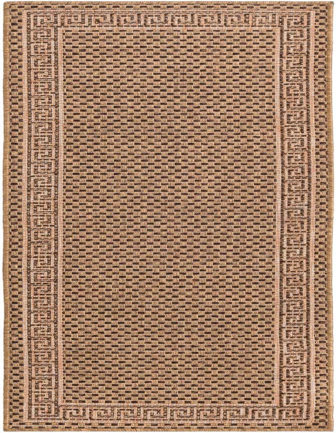 2' x 6' Easy-Clean Border Indoor / Outdoor Runner Rug