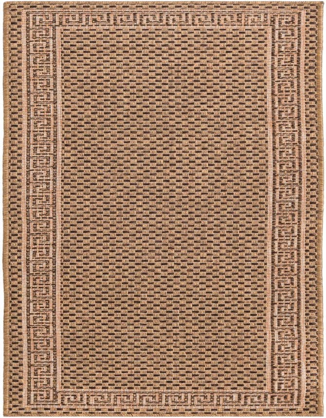 Detail image of 2' x 6' Easy-Clean Border Indoor / Outdoor Runner Rug