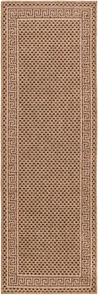 Detail image of 2' x 6' Easy-Clean Border Indoor / Outdoor Runner Rug
