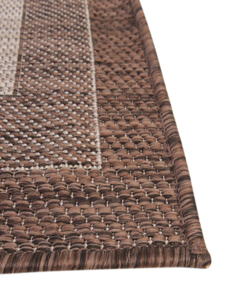 Detail image of 2' x 6'  Washable Border Indoor / Outdoor Runner Rug