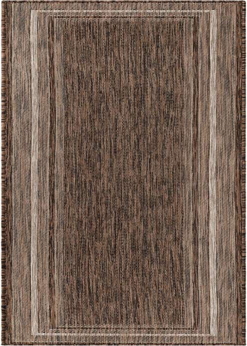2' x 8' Easy-Clean Border Indoor / Outdoor Runner Rug