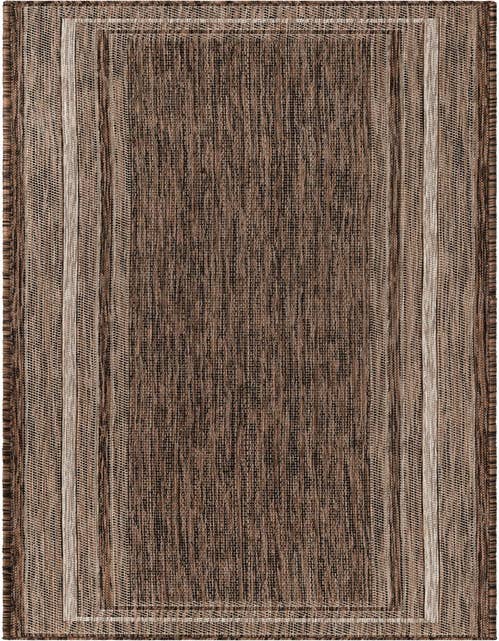 Detail image of 2' x 8' Easy-Clean Border Indoor / Outdoor Runner Rug
