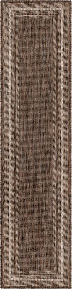 Detail image of 2' x 8' Easy-Clean Border Indoor / Outdoor Runner Rug