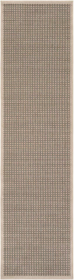 Detail image of 2' 7 x 10' Easy-Clean Border Indoor / Outdoor Runner Rug