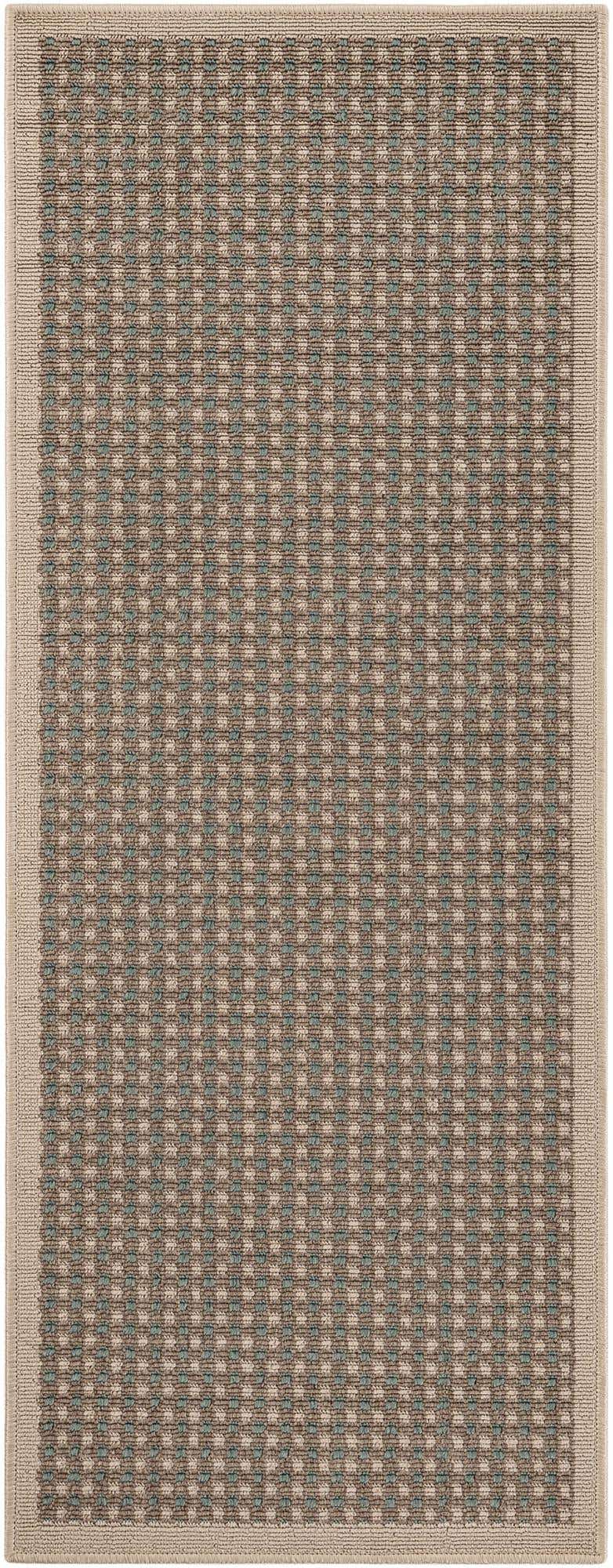2' x 5' Easy-Clean Border Indoor / Outdoor Runner Rug