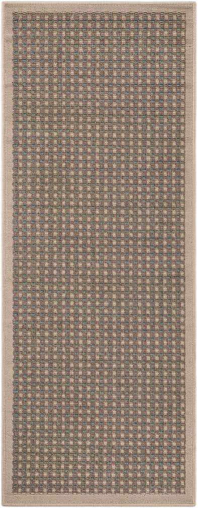 2' x 5' Easy-Clean Border Indoor / Outdoor Runner Rug