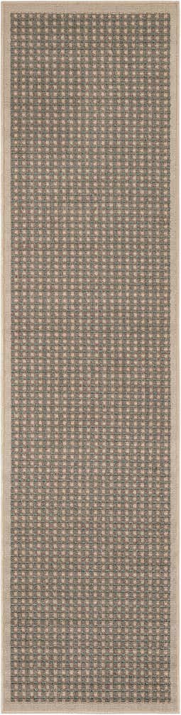 2' x 8' Easy-Clean Border Indoor / Outdoor Runner Rug