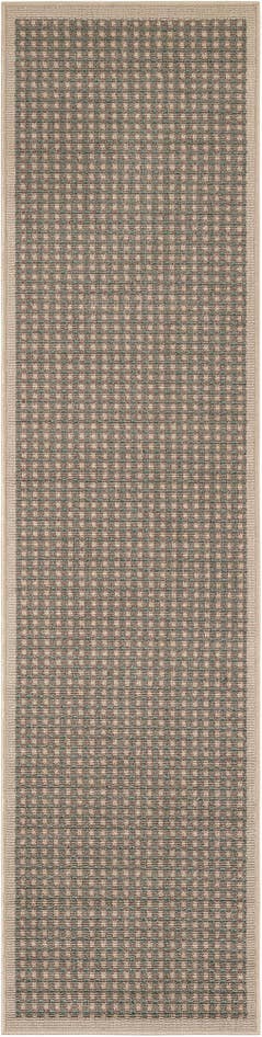 Detail image of 2' x 8' Easy-Clean Border Indoor / Outdoor Runner Rug
