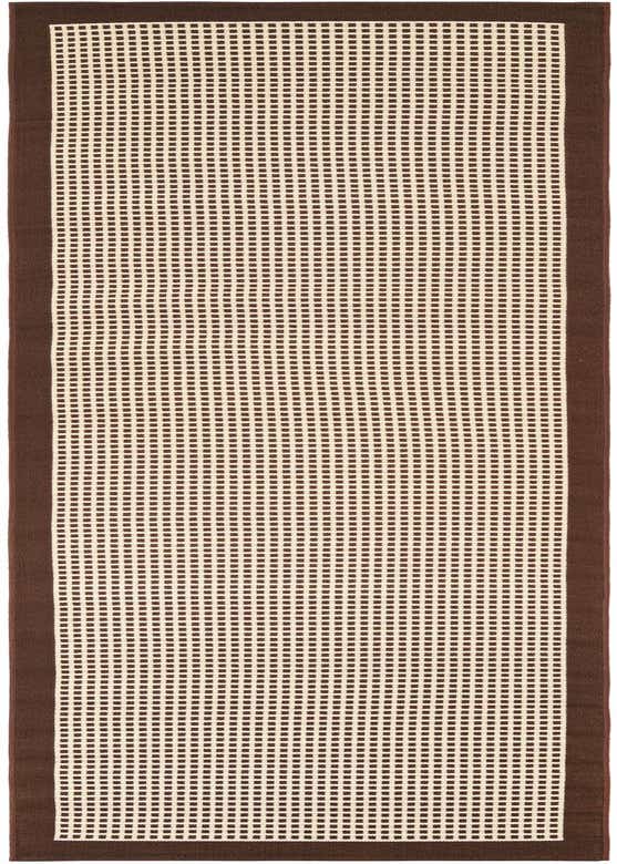 2' 7 x 10' Easy-Clean Border Indoor / Outdoor Runner Rug