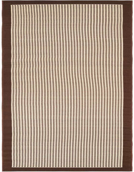 2' 7 x 10' Easy-Clean Border Indoor / Outdoor Runner Rug