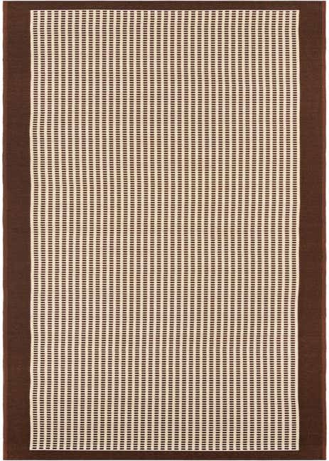 2' 7 x 12' Easy-Clean Border Indoor / Outdoor Runner Rug