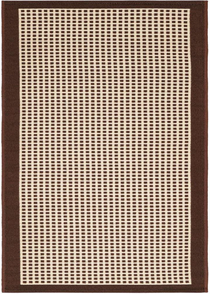 2' x 5' Easy-Clean Border Indoor / Outdoor Runner Rug